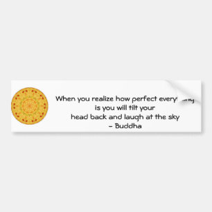 Buddha citationstecken - när du realiserar hur bildekal