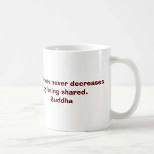 Buddha citationstecken om lyckamuggen kaffemugg