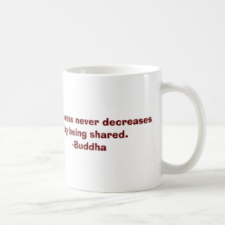 Buddha citationstecken om lyckamuggen kaffemugg