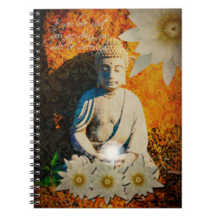 Buddha citationsteckenanteckningsbok anteckningsbok