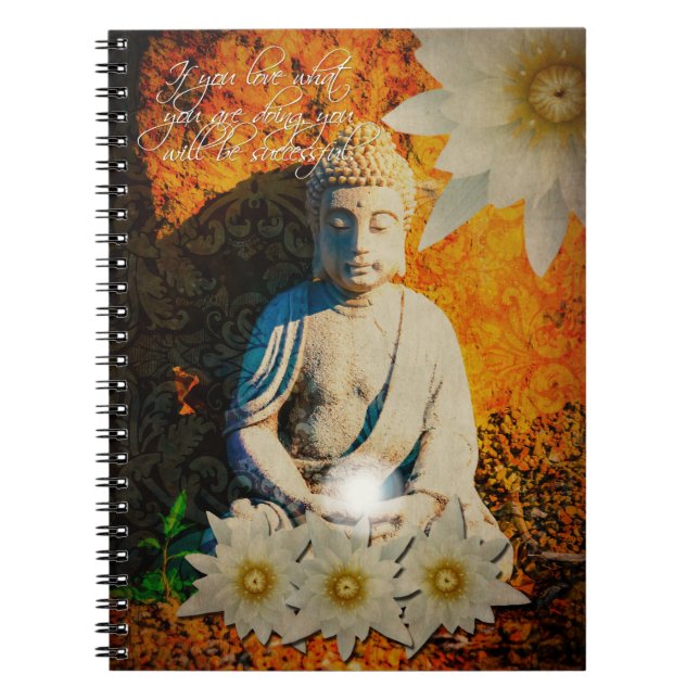 Buddha citationsteckenanteckningsbok anteckningsbok (Framsidan)