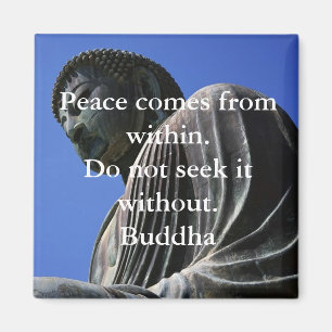 Buddha citationsteckenmagnet 4 magnet