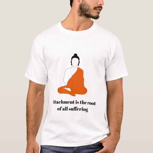Buddha citationsteckenT-tröja Tröja (Framsida)