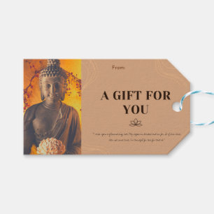 Buddha citerar en gåva till dig Personlig Gift Presentetikett