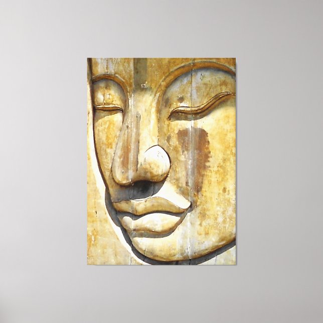 Buddha Close-up Canvastryck (Framsida)