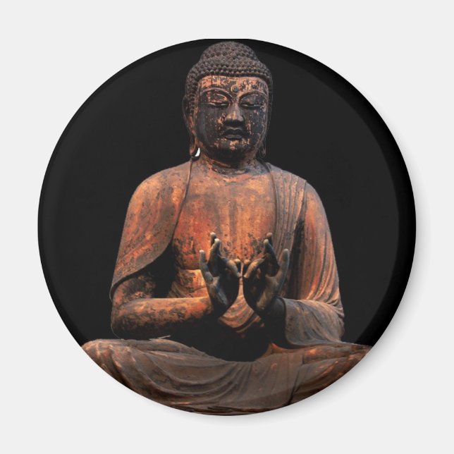 Buddha Coffee Mugg Magnet (Framsidan)