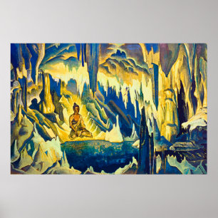 Buddha, Conqueror av Nicholas Roerich Poster