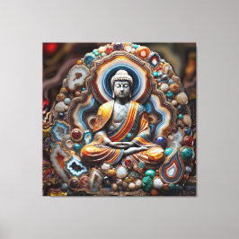 Buddha-Core-Geode Canvastryck