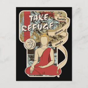 Buddha, Dharma och Sangha Vykort