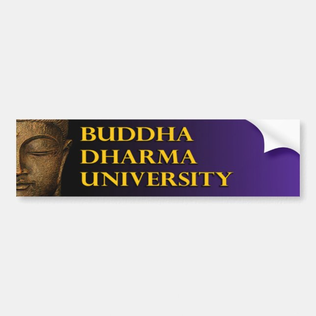Buddha Dharma universiteten Bildekal (Framsidan)