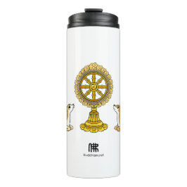 Buddha Dharma Wheel & Deers Tumbler