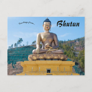 Buddha Dordenma Statue in Bhutan Vykort