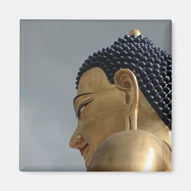 Buddha Dordenma staty Magnet (Framsidan)