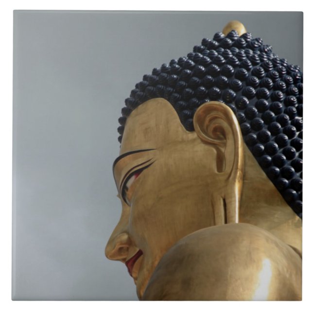 Buddha Dordenma-statyn Kakelplatta (Framsidan)