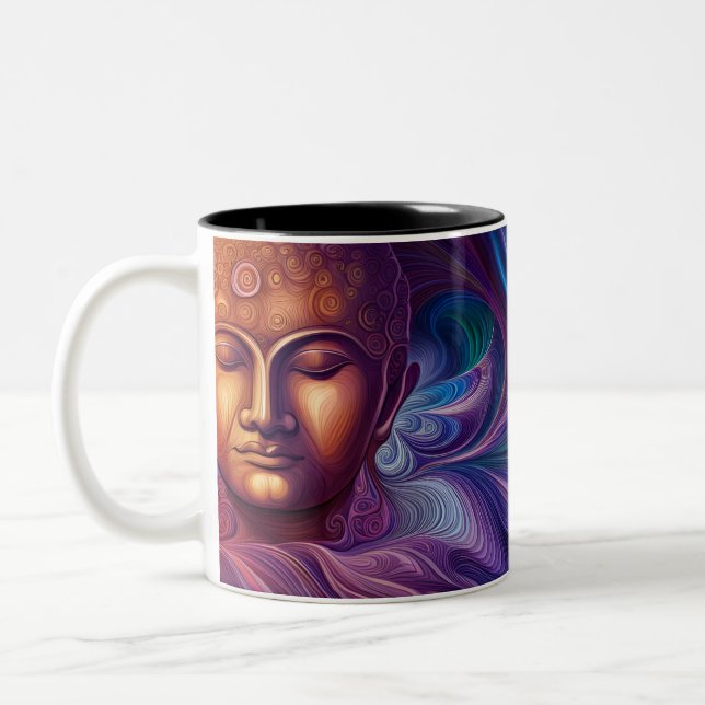 Buddha Dream - 2-tonkaffe mugg (Vänster)