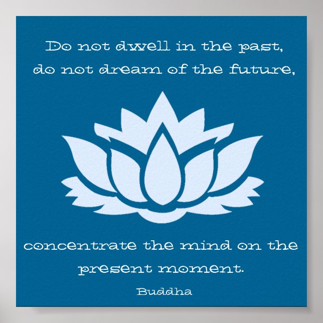 Buddha Dream Quote Inspirational Poster (Framsidan)