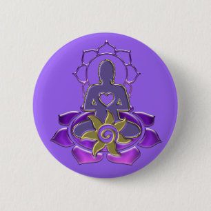 BUDDHA-energi   Ljusviolett Knapp