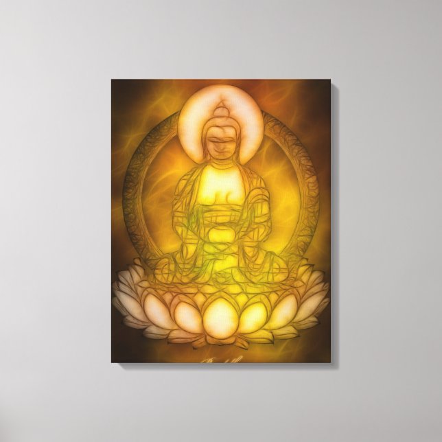 Buddha Energy 1 Canvastryck (Framsida)