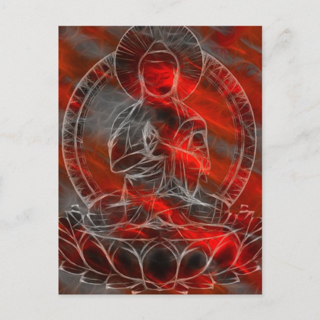 Buddha Energy 2 Vykort (Framsida)