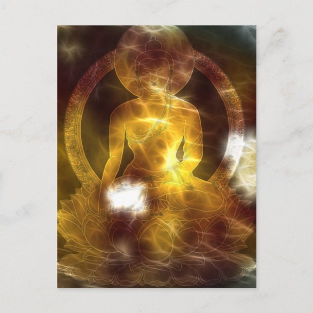 Buddha Energy 4 Vykort (Framsida)