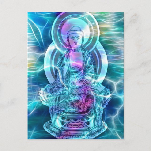 Buddha Energy 6 Vykort (Framsida)