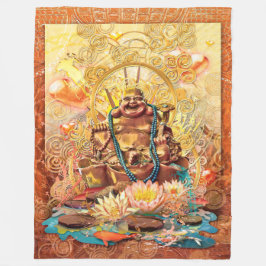BUDDHA ENLIGHTEN ONE FLEECE BLANKET