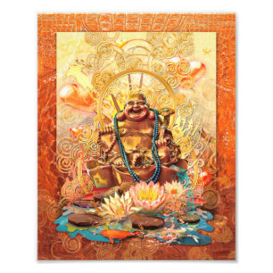 BUDDHA ENLIGHTEN ONE FOTOTRYCK