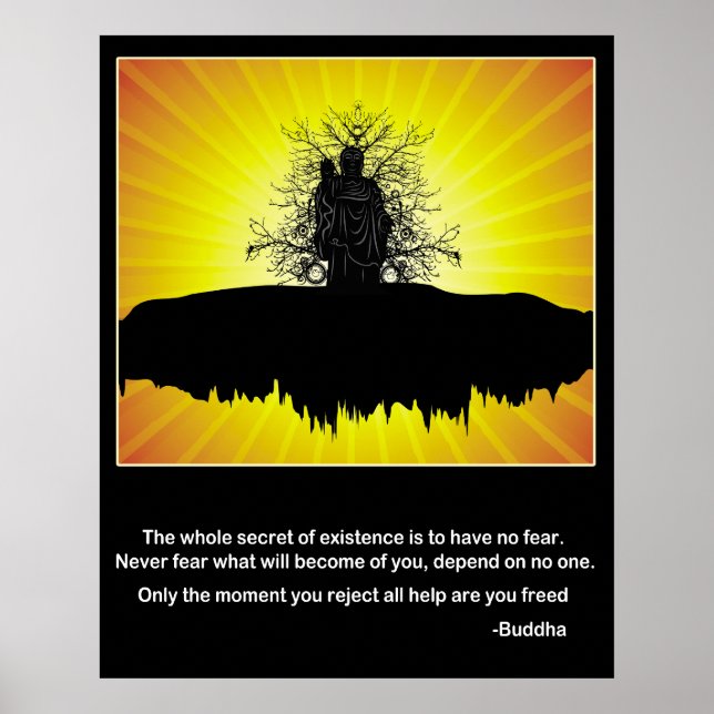Buddha-existens Poster (Framsidan)
