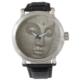 Buddha face armbandsur