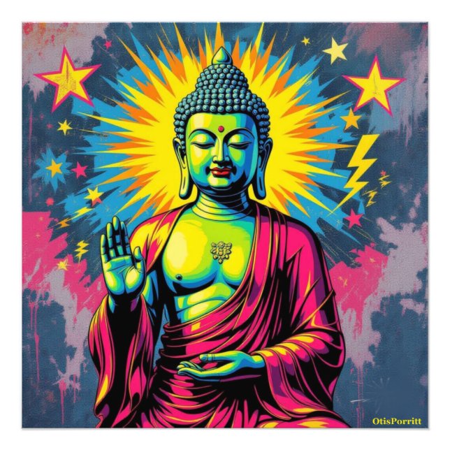 BUDDHA FOTOTRYCK (Framsidan)