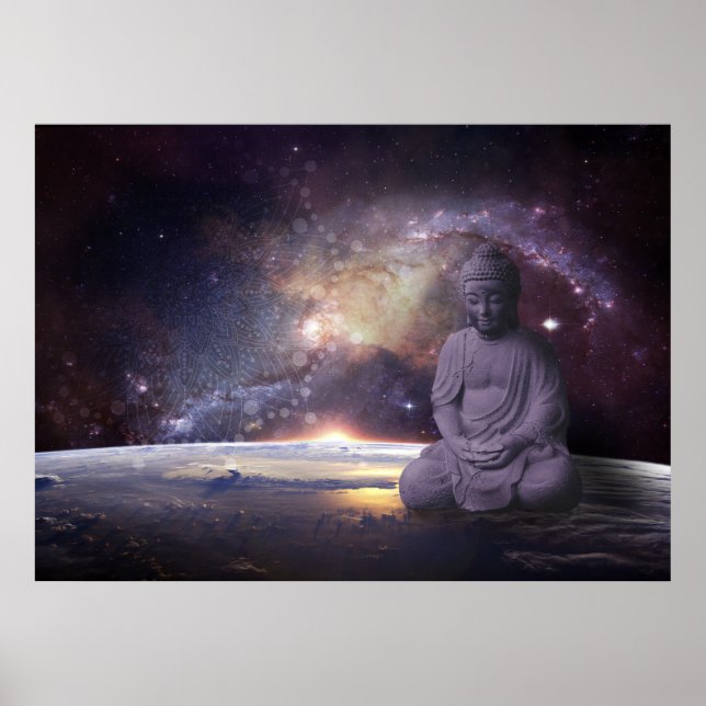 Buddha Galaxy Poster (Framsidan)