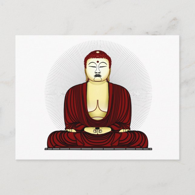Buddha Gautama Buddha Siddhartha Gautama Vykort (Framsida)