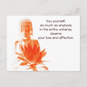 Buddha Gautama-offertkort Vykort