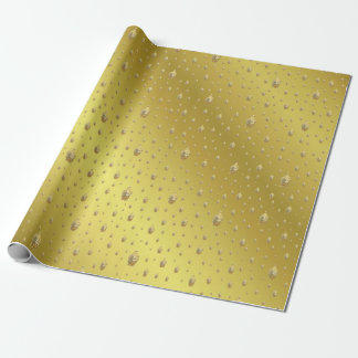 buddha, golden + buddha, asiska mönster, glansig presentpapper