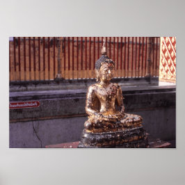 Buddha Guld Löv Poster