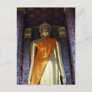 buddha guld-socka vykort