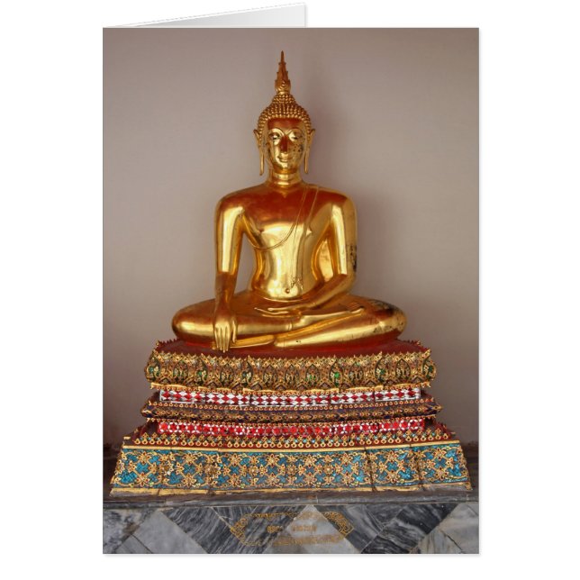 Buddha guldstaty OBS kort (Framsidan)