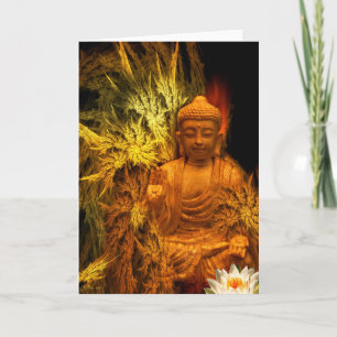 Buddha/hälsningkort Kort