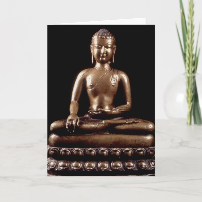 BUDDHA HÄLSNINGKORT KORT (Framsida)