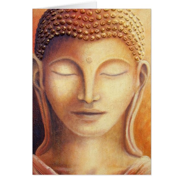 Buddha Hälsningskort (Framsidan)
