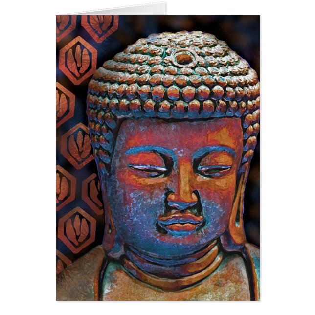 Buddha Hälsningskort (Framsidan)