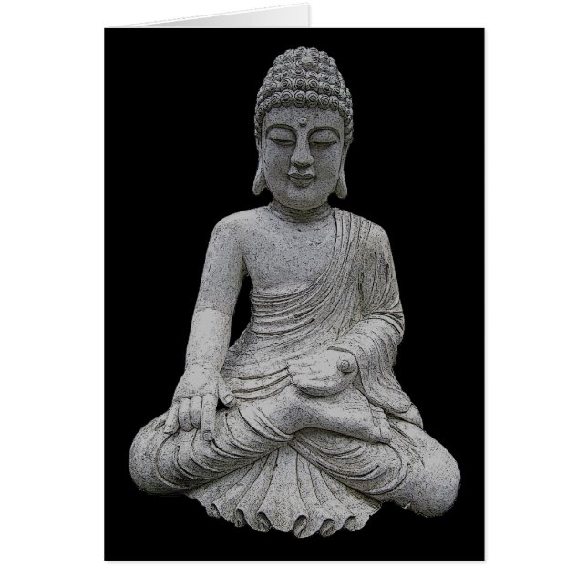 Buddha Hälsningskort (Framsidan)