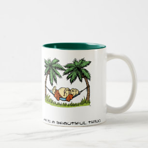 Buddha hängmatta Två-Tonad mugg