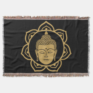 Buddha Head Meditation Filt
