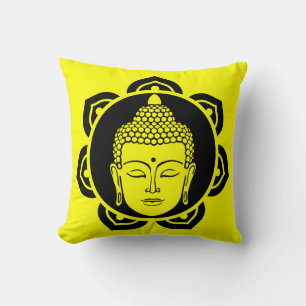 Buddha Head Meditation Pillow Kudde