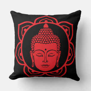 Buddha Head Meditation Pillow Kudde