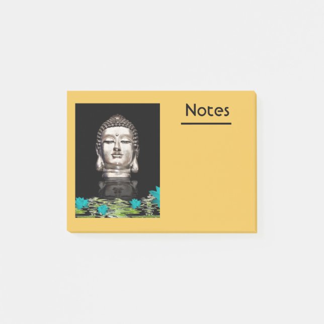 Buddha Head Statue Post-it Block (Framsida)