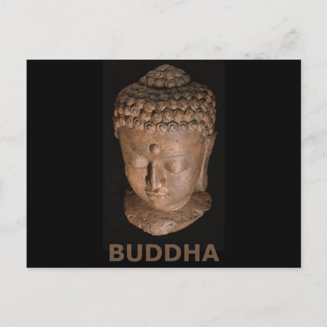 Buddha Head Vykort (Framsida)