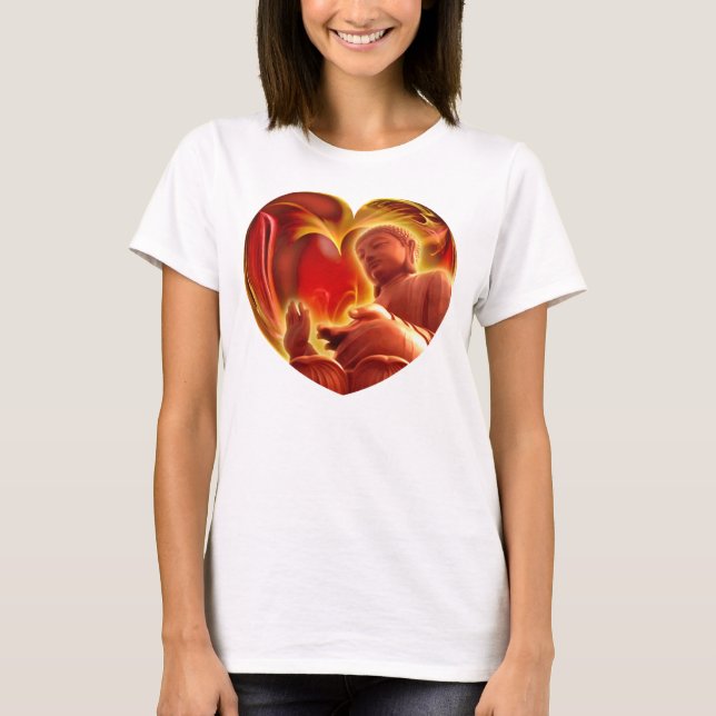 BUDDHA Heart T-shirt (Framsida)