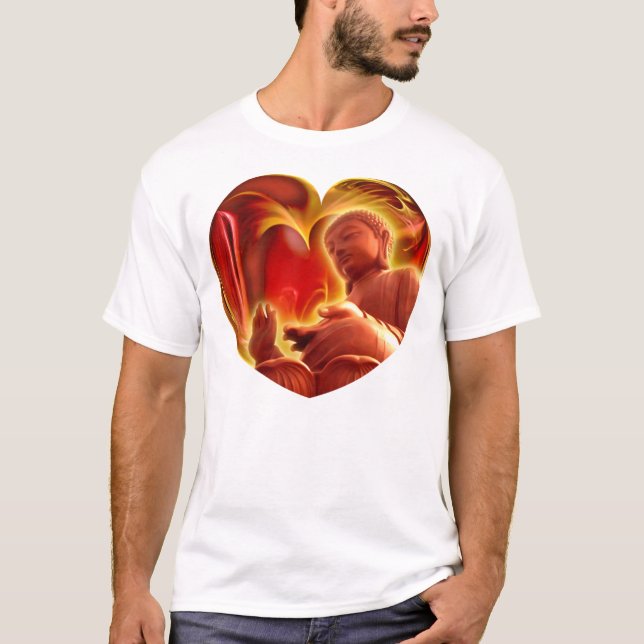 BUDDHA Heart Tee (Framsida)